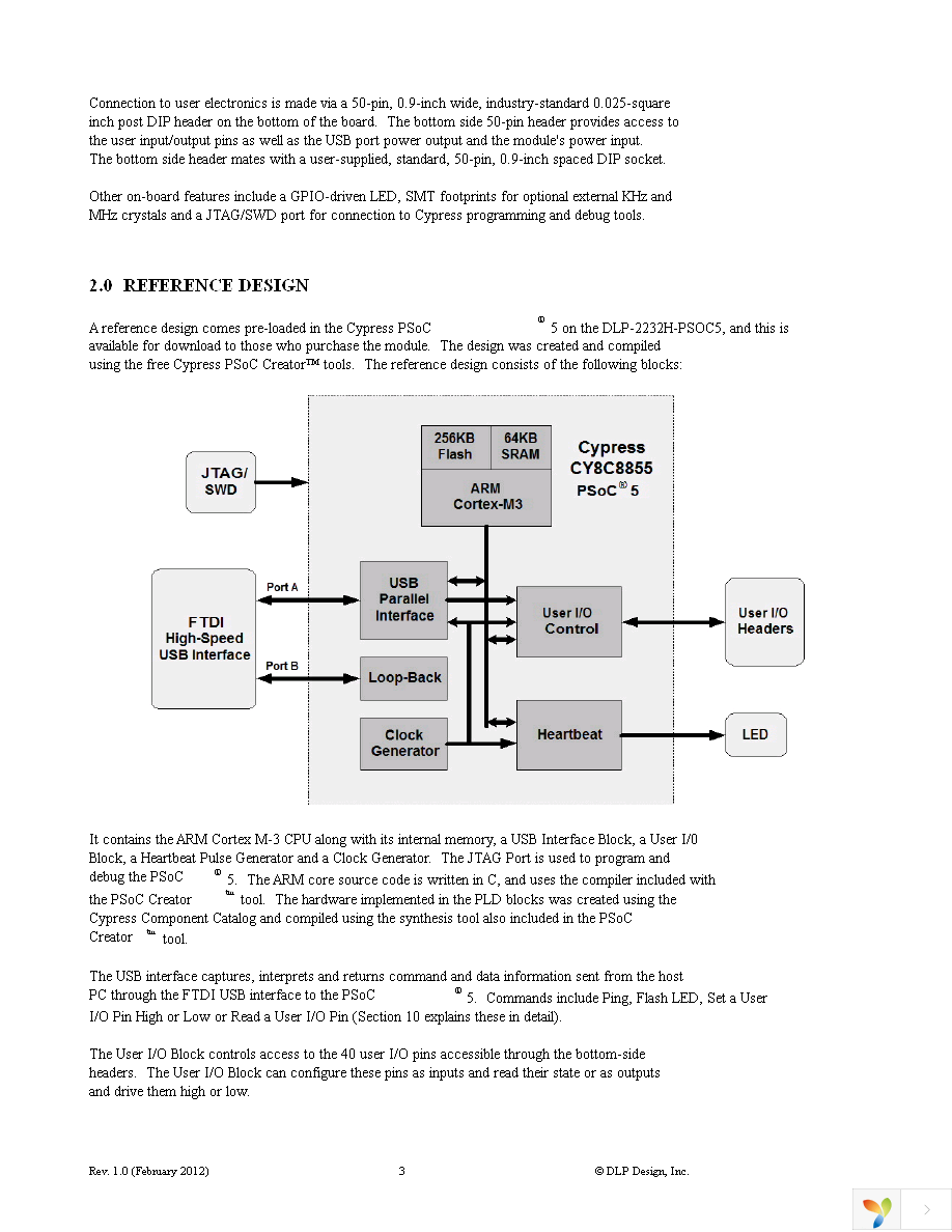 DLP-2232H-PSOC5 Page 3