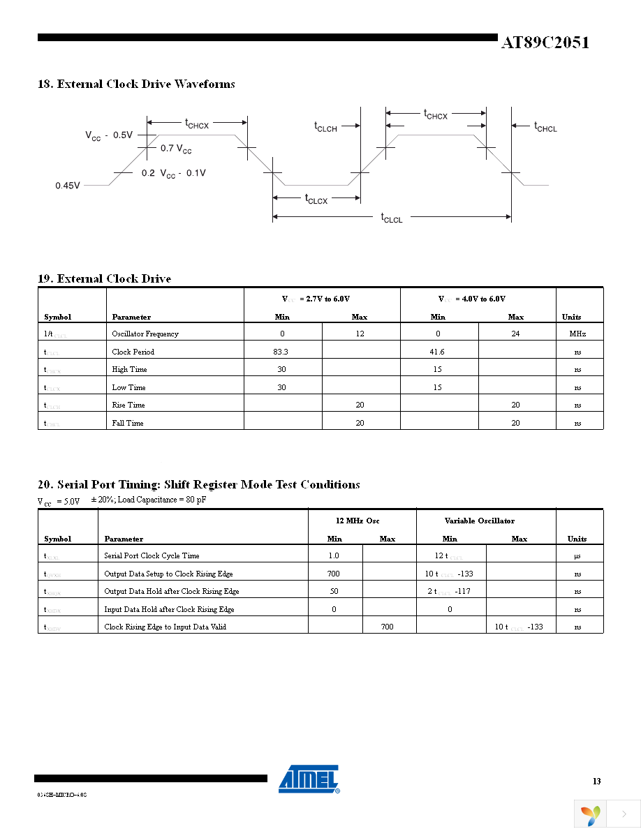 AT89C2051-24PU Page 13