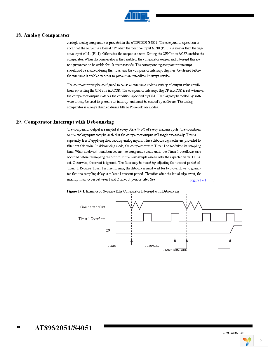 AT89S4051-24SU Page 18