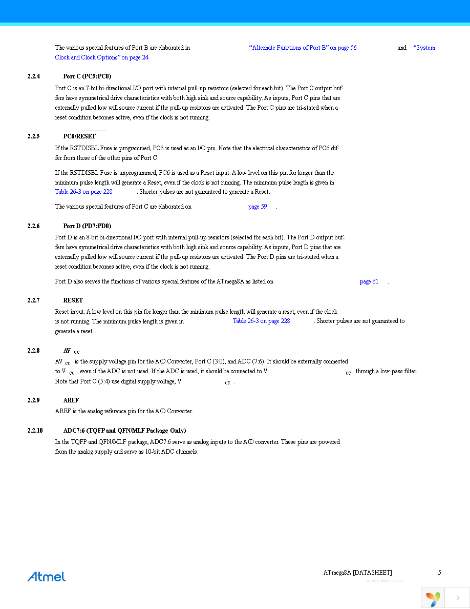 ATMEGA8A-AU Page 5