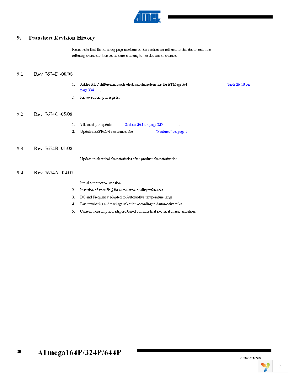 ATMEGA644P-A15AZ Page 20