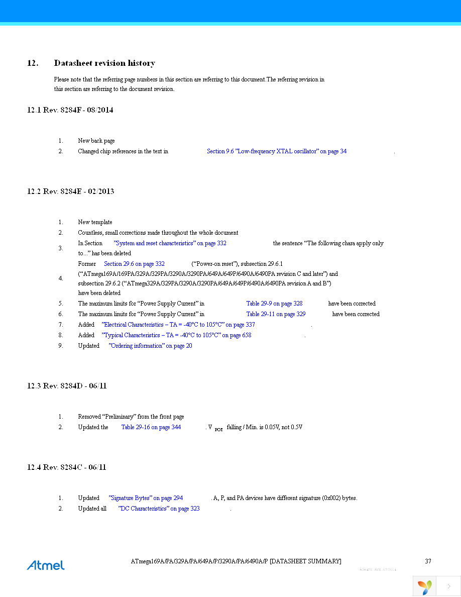 ATMEGA649A-AU Page 37