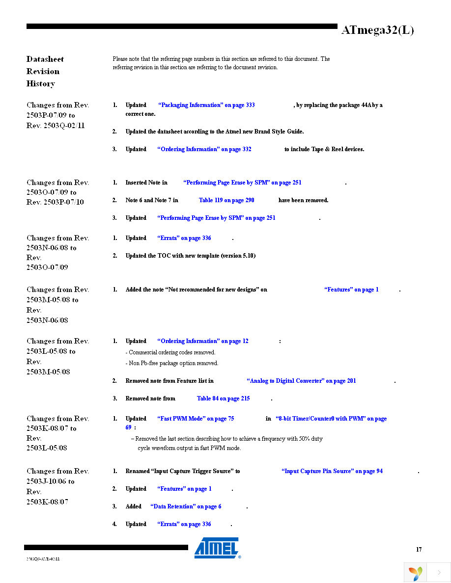 ATMEGA32L-8AU Page 17