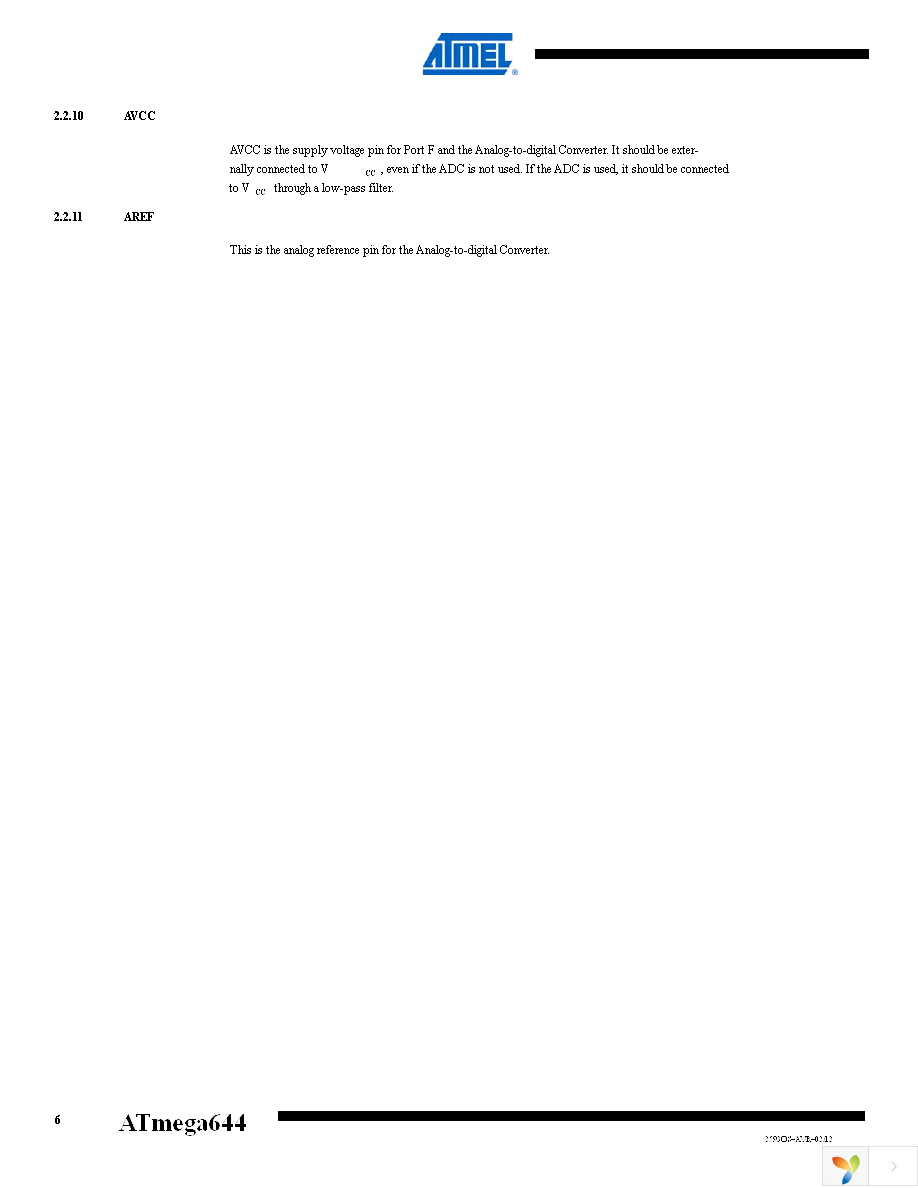 ATMEGA644-20PU Page 6