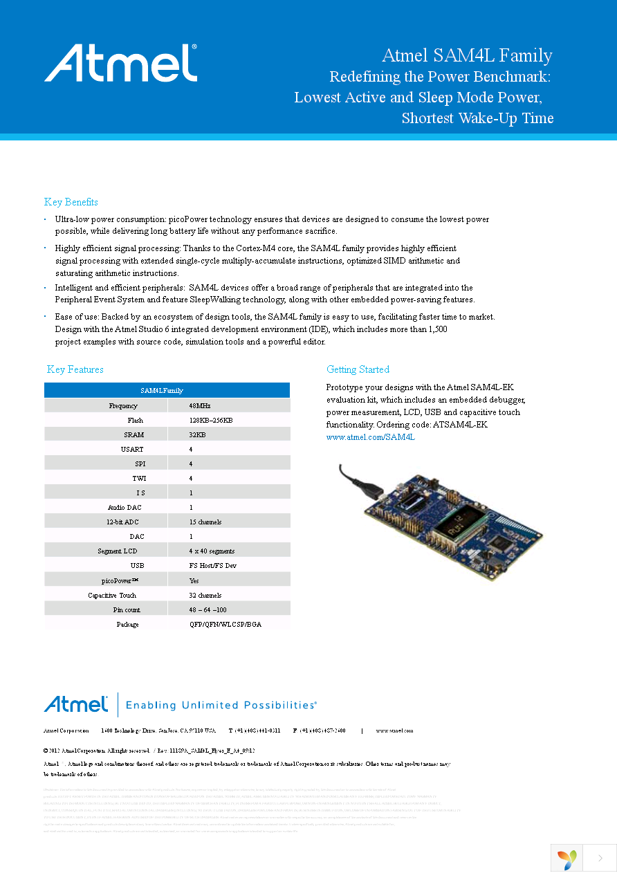 ATSAM4LS4AA-MU Page 2