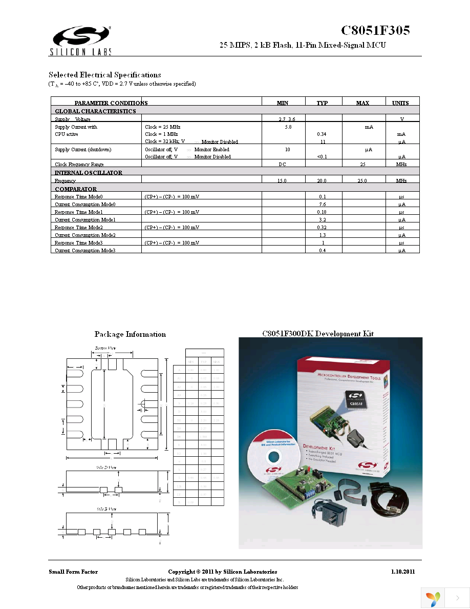 C8051F305-GM Page 2