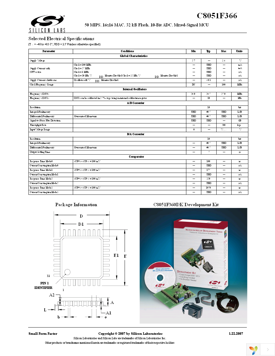 C8051F366-GQ Page 2