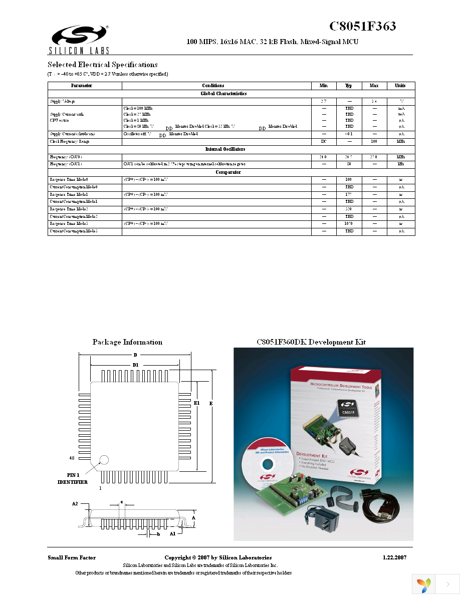 C8051F363-GQ Page 2