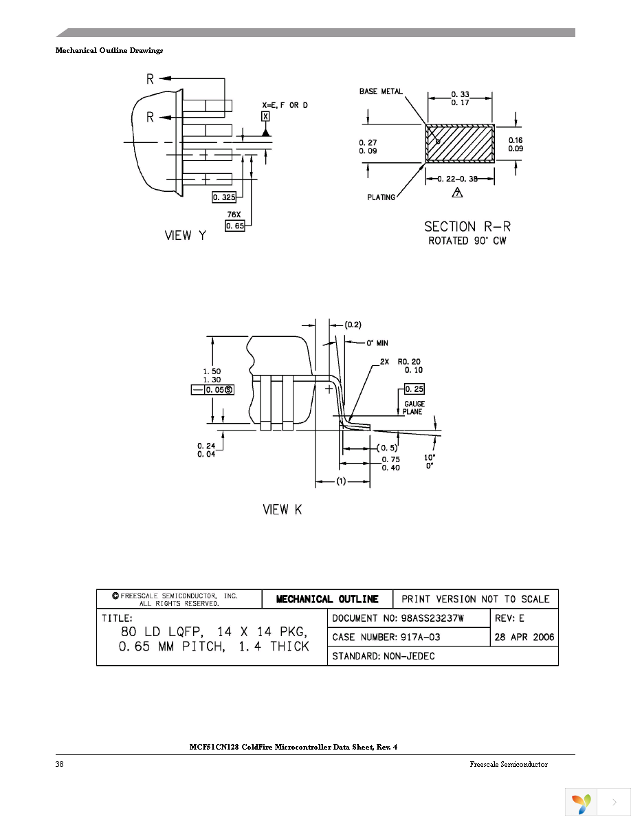 MCF51CN128CLK Page 40