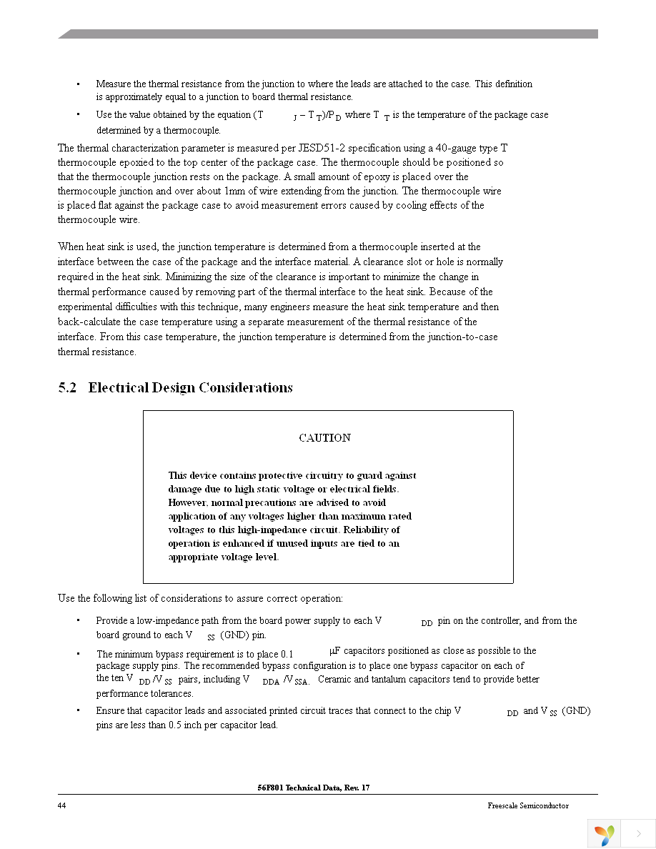 DSP56F801FA60E Page 44