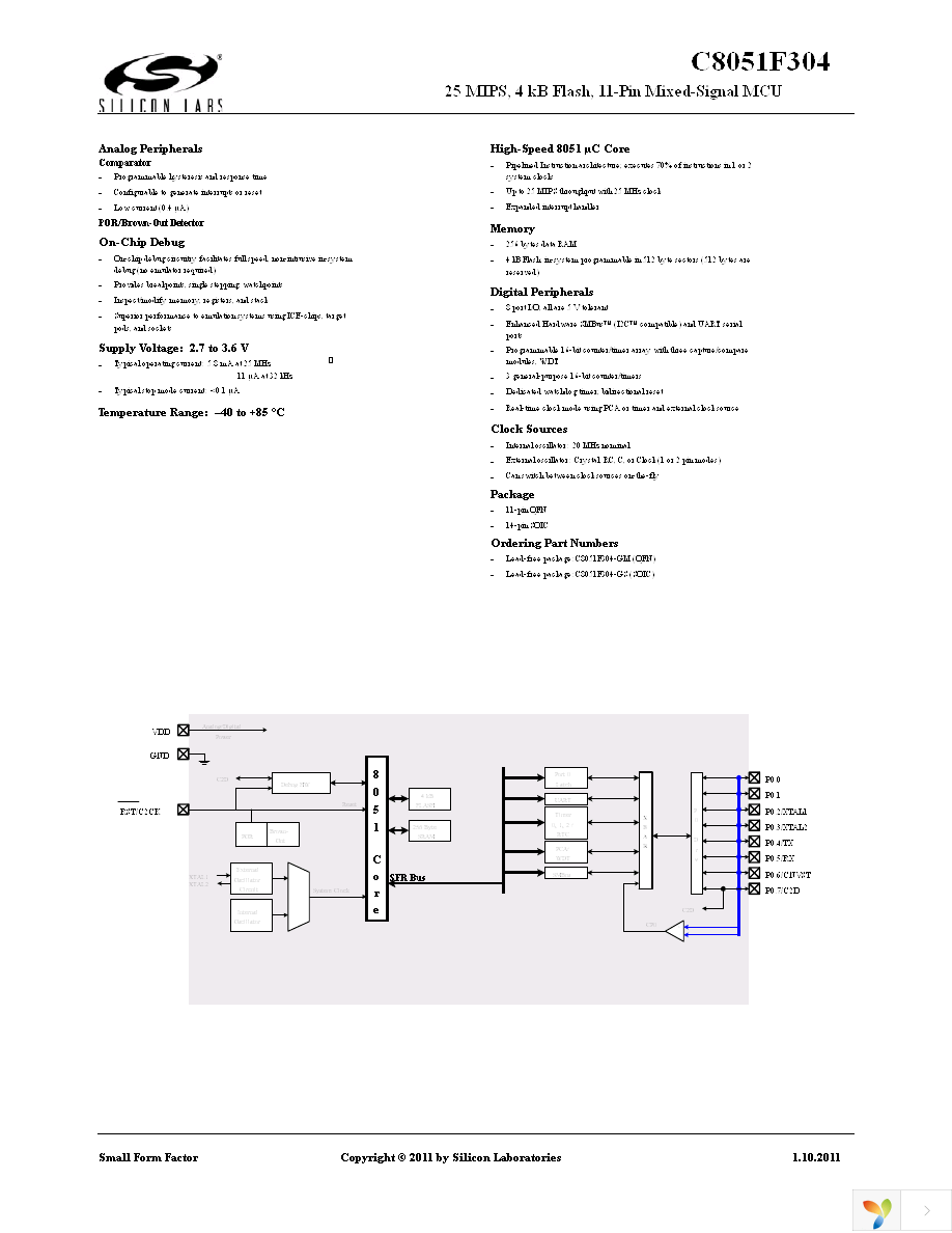 C8051F304-GM Page 1