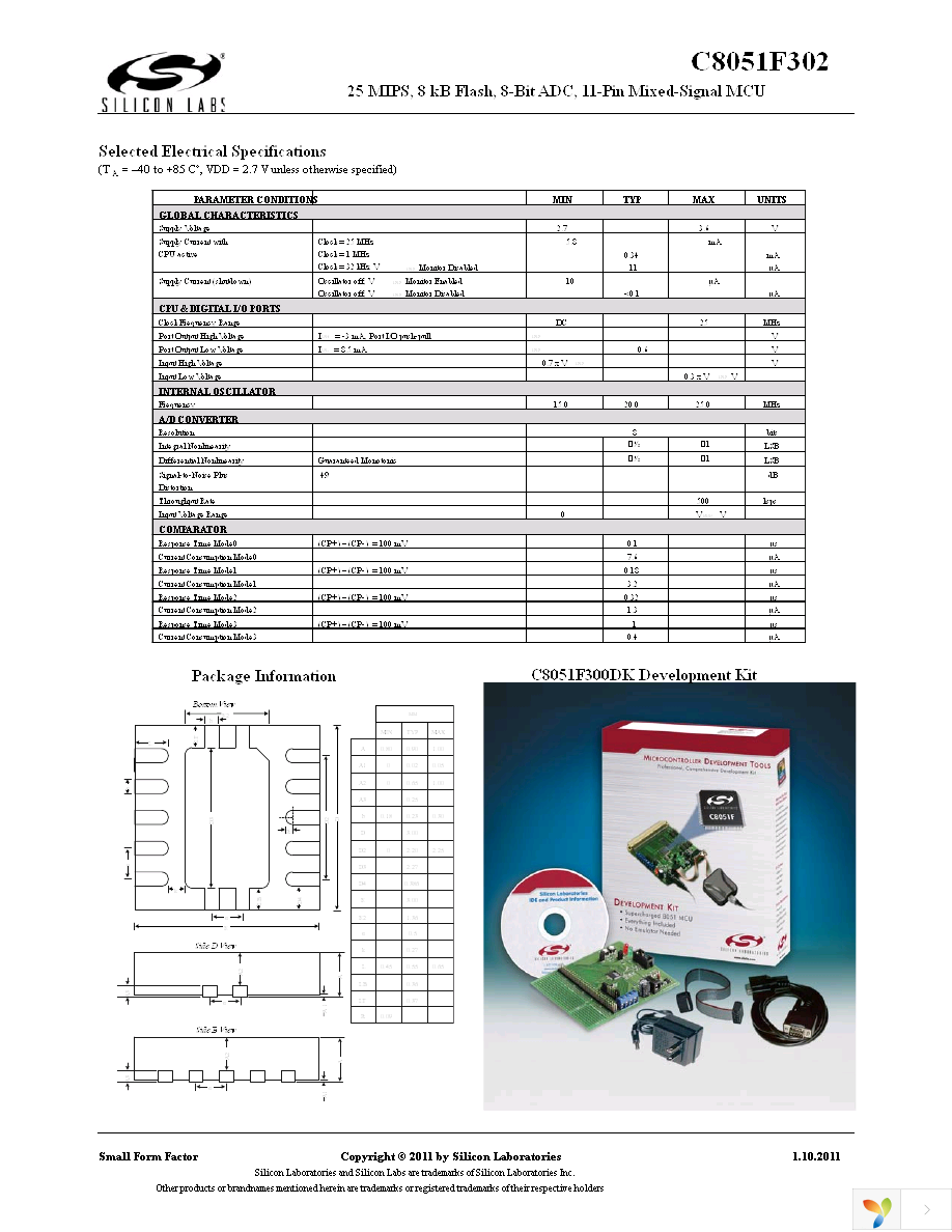 C8051F302-GM Page 2