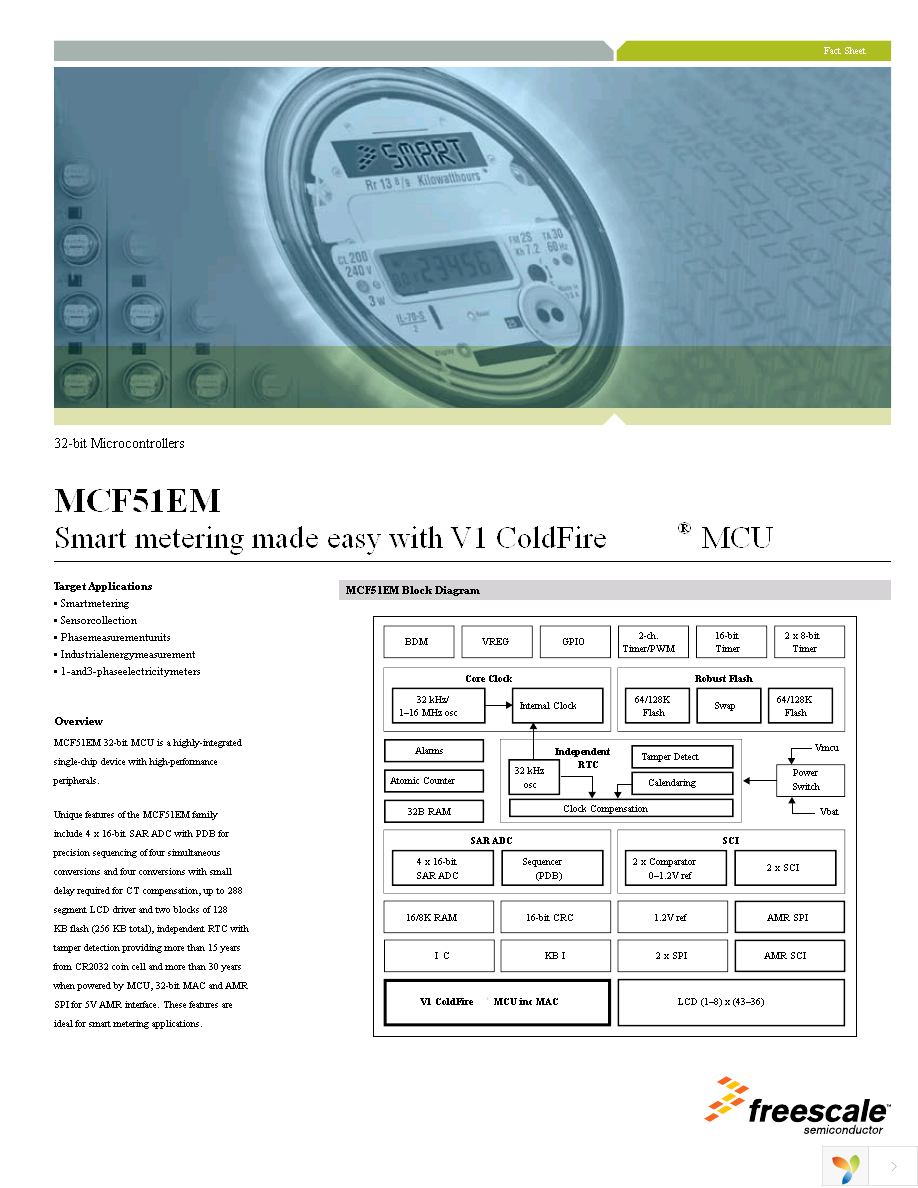 MCF51EM256CLL Page 1