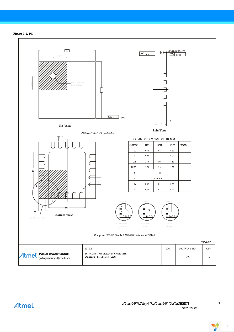 ATTINY44V-15SST Page 7