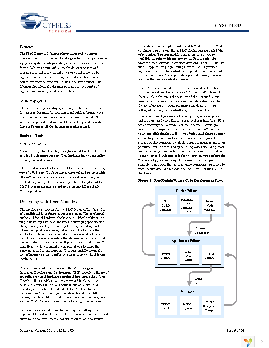 CY8C24533-24PVXI Page 6