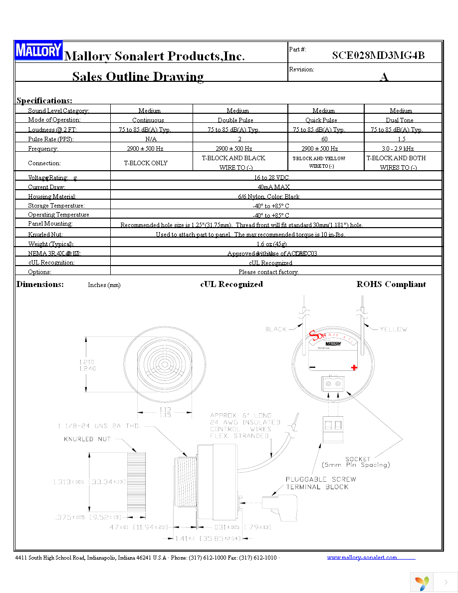 SCE028MD3MG4B Page 1