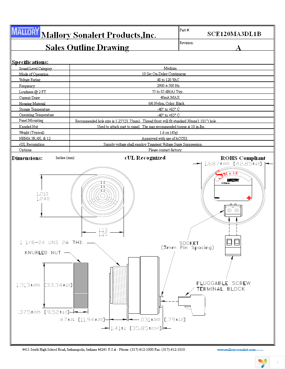 SCE120MA3DL1B Page 1