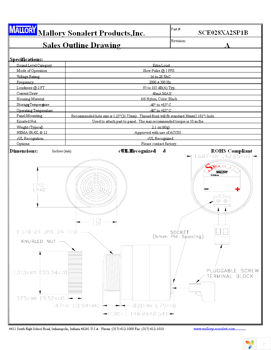 SCE028XA2SP1B Page 1