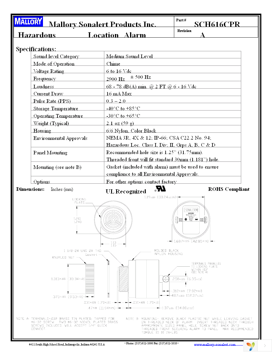 SCH616CPR Page 1