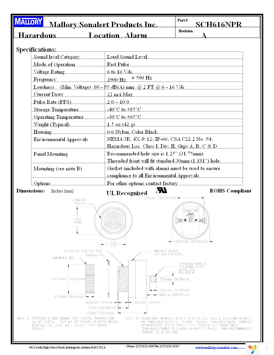 SCH616NPR Page 1