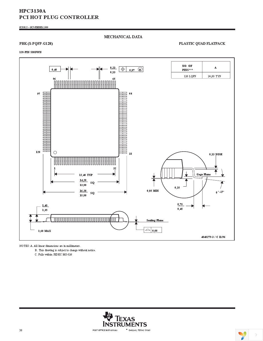 HPC3130APBK Page 38