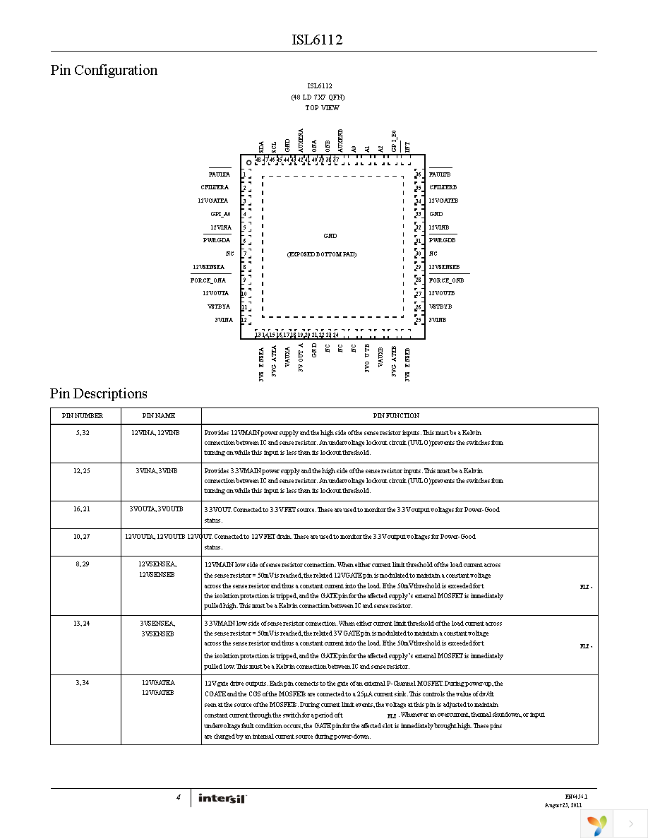 ISL6112IRZA Page 4