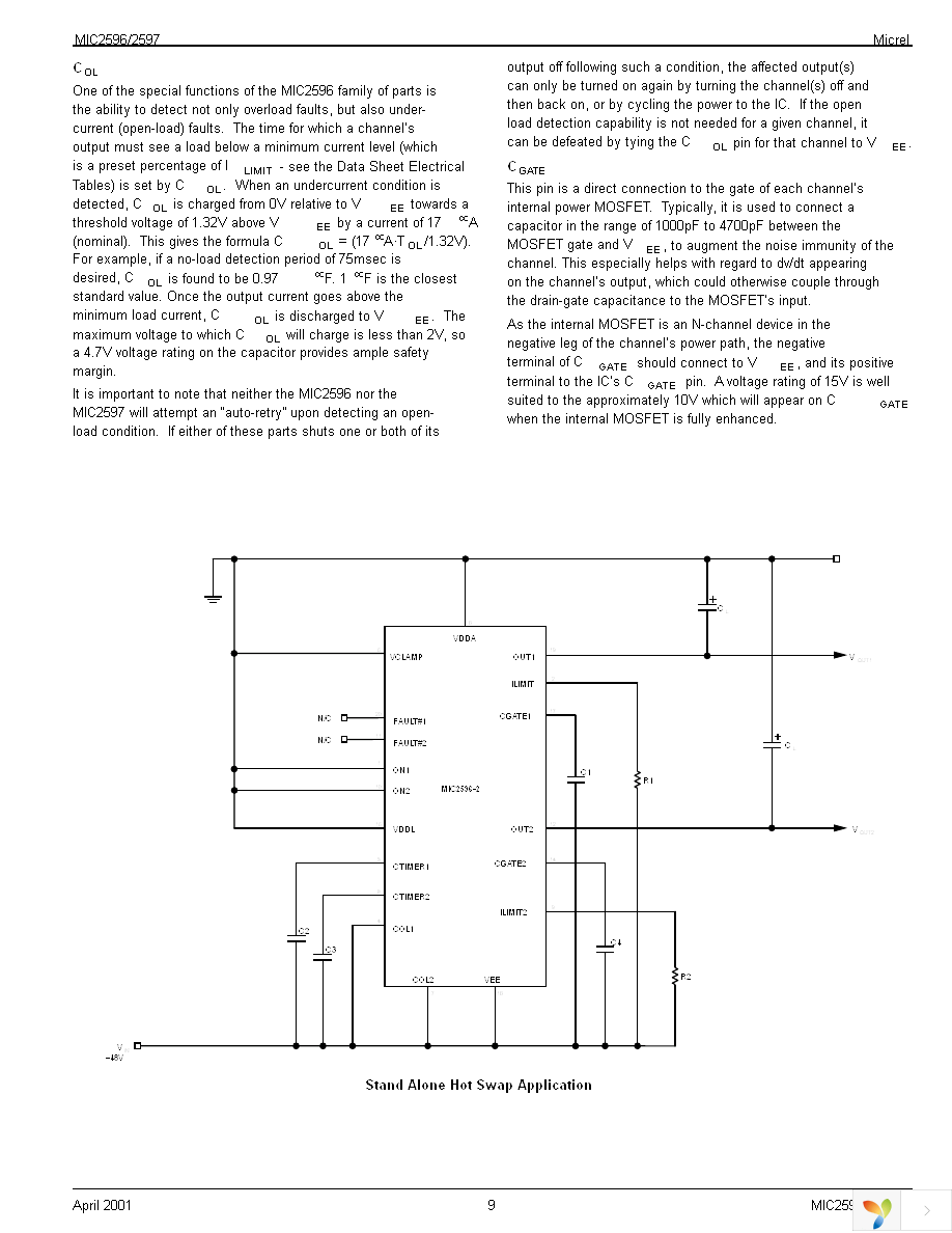 MIC2596-2BTS Page 9