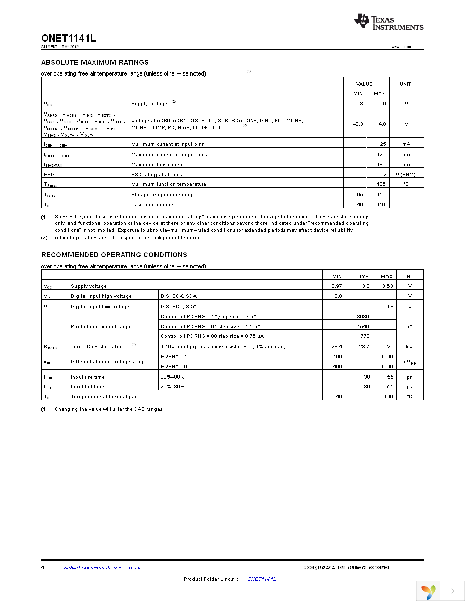 ONET1141LRGET Page 4