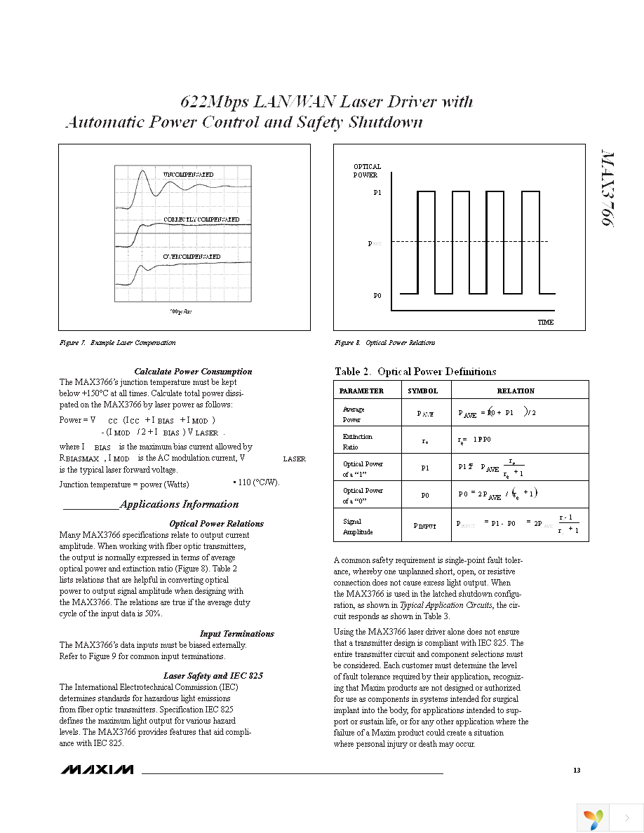 MAX3766EEP+ Page 13