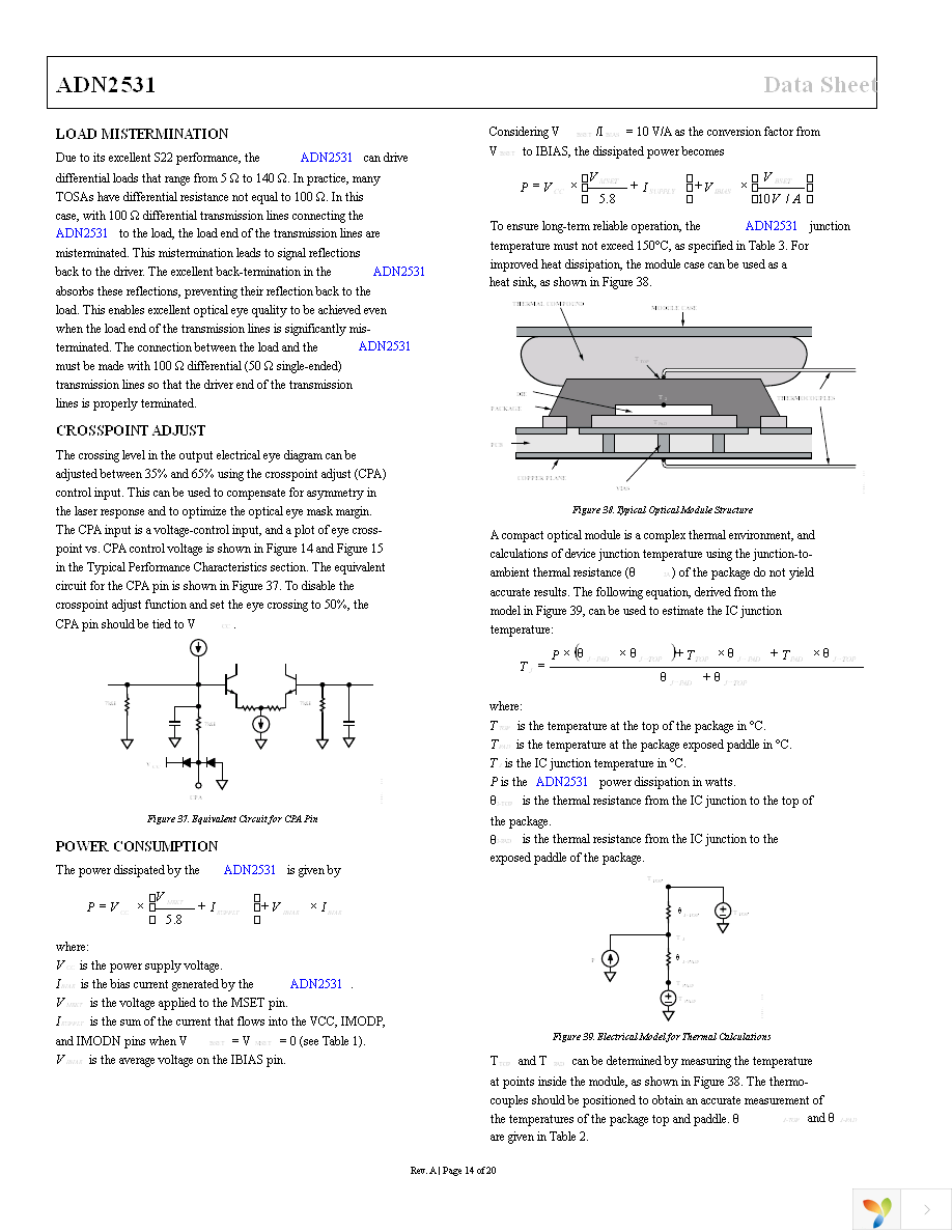 ADN2531ACPZ-R7 Page 14