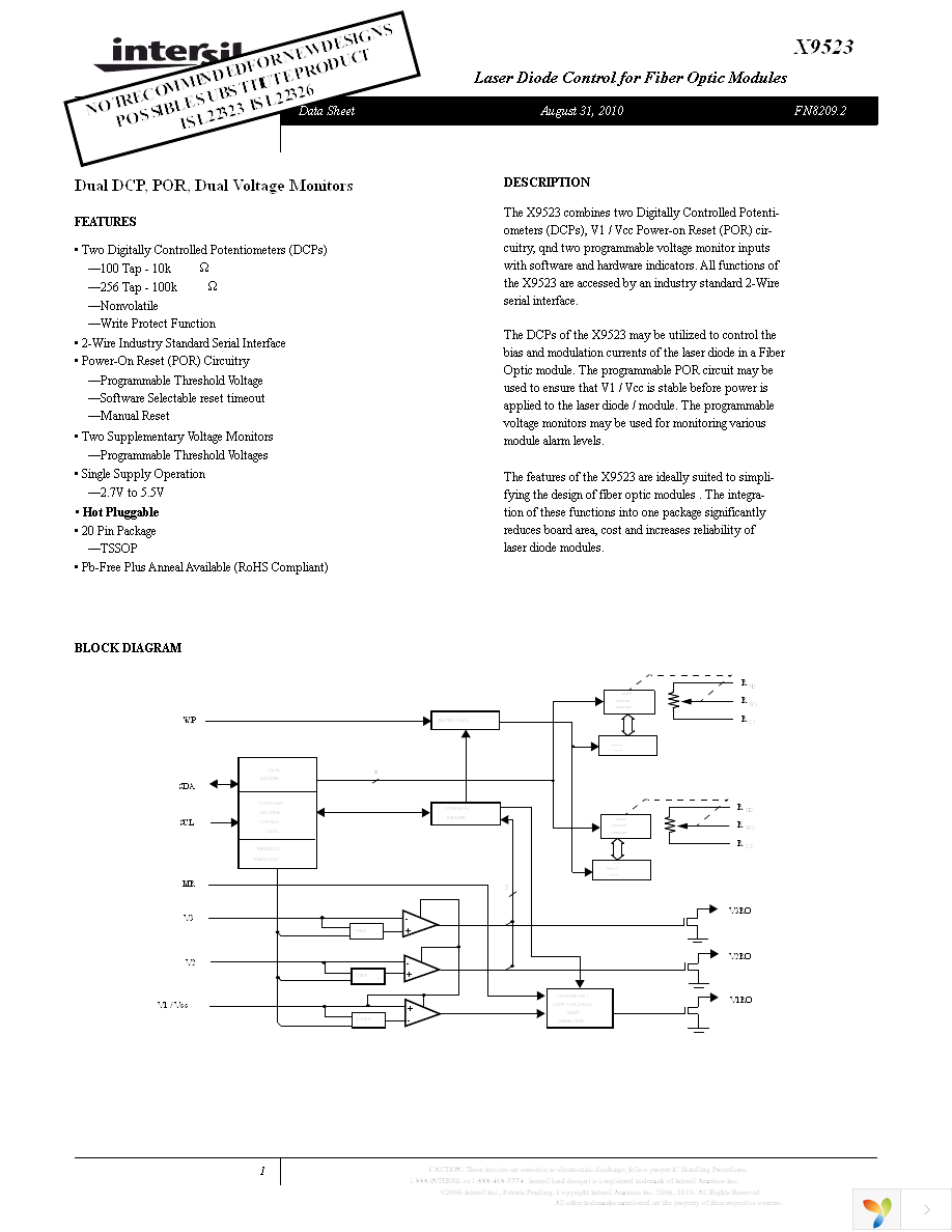 X9523V20I-A Page 1