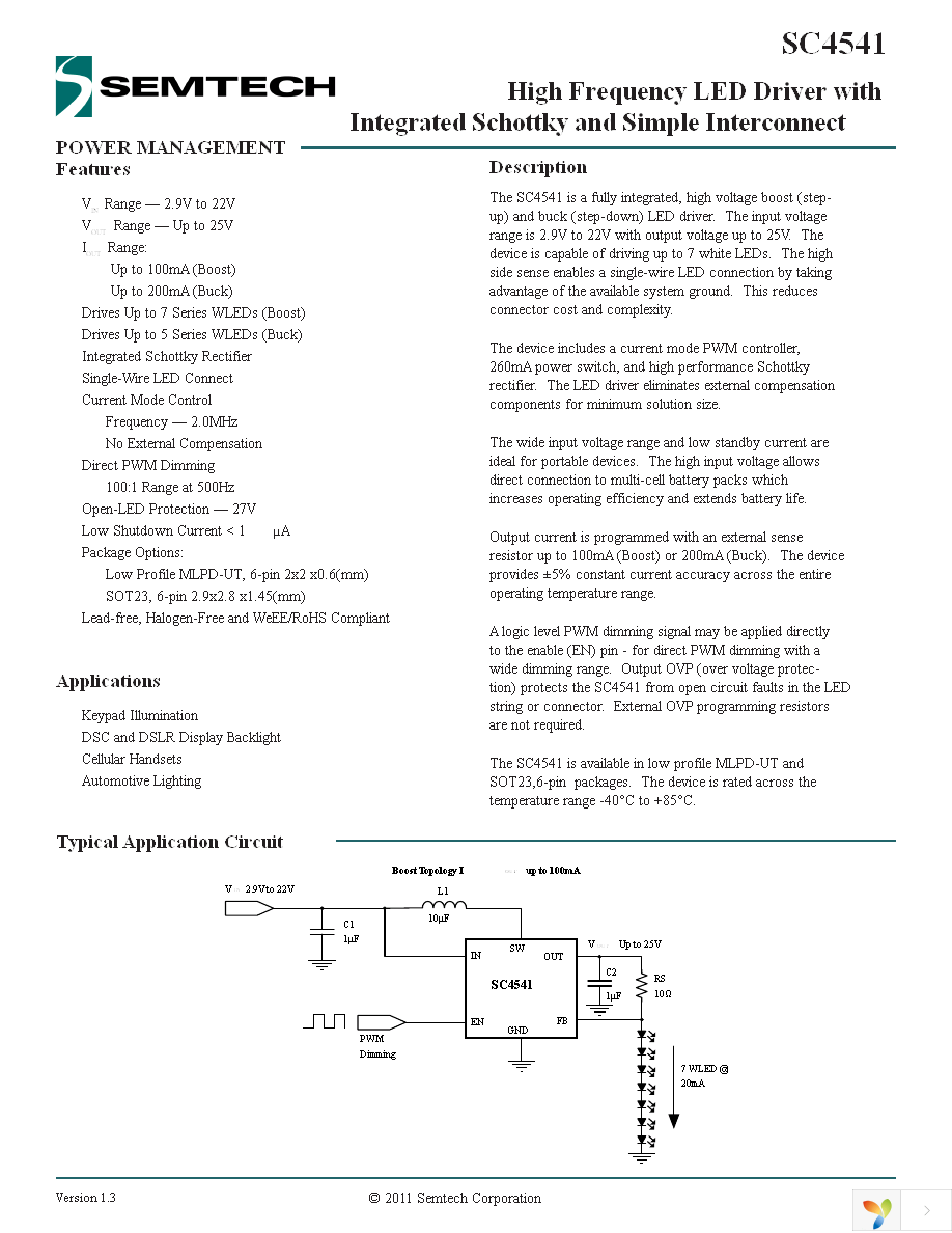 SC4541SKTRT Page 1