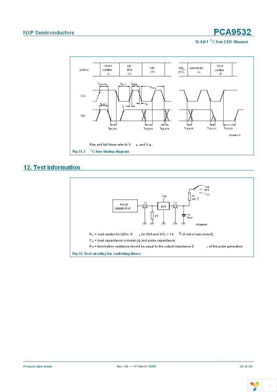 PCA9532BS,118 Page 20