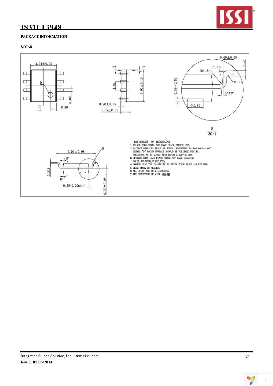 IS31LT3948-GRLS2-TR Page 17