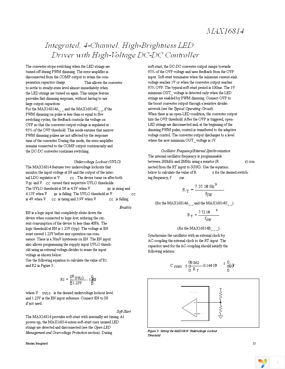 MAX16814ATP+ Page 13