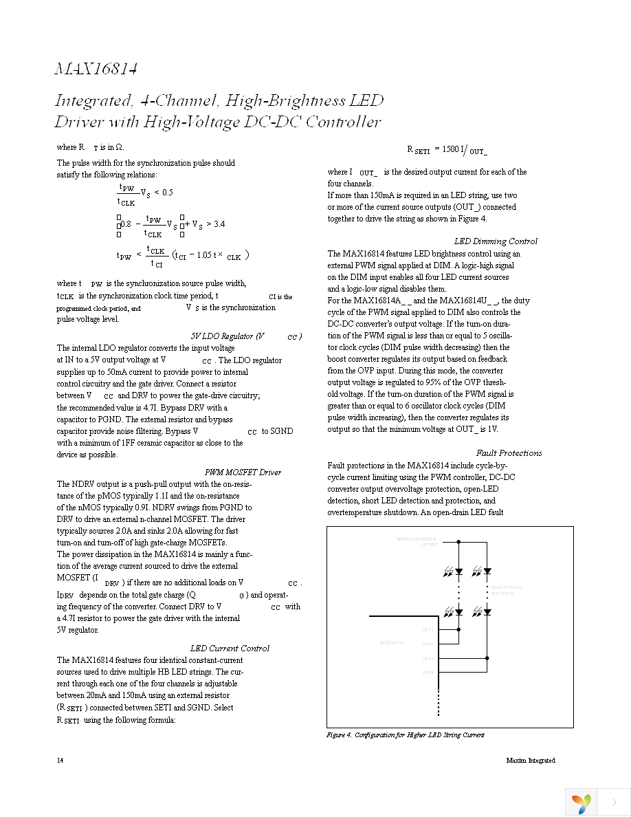 MAX16814ATP+ Page 14