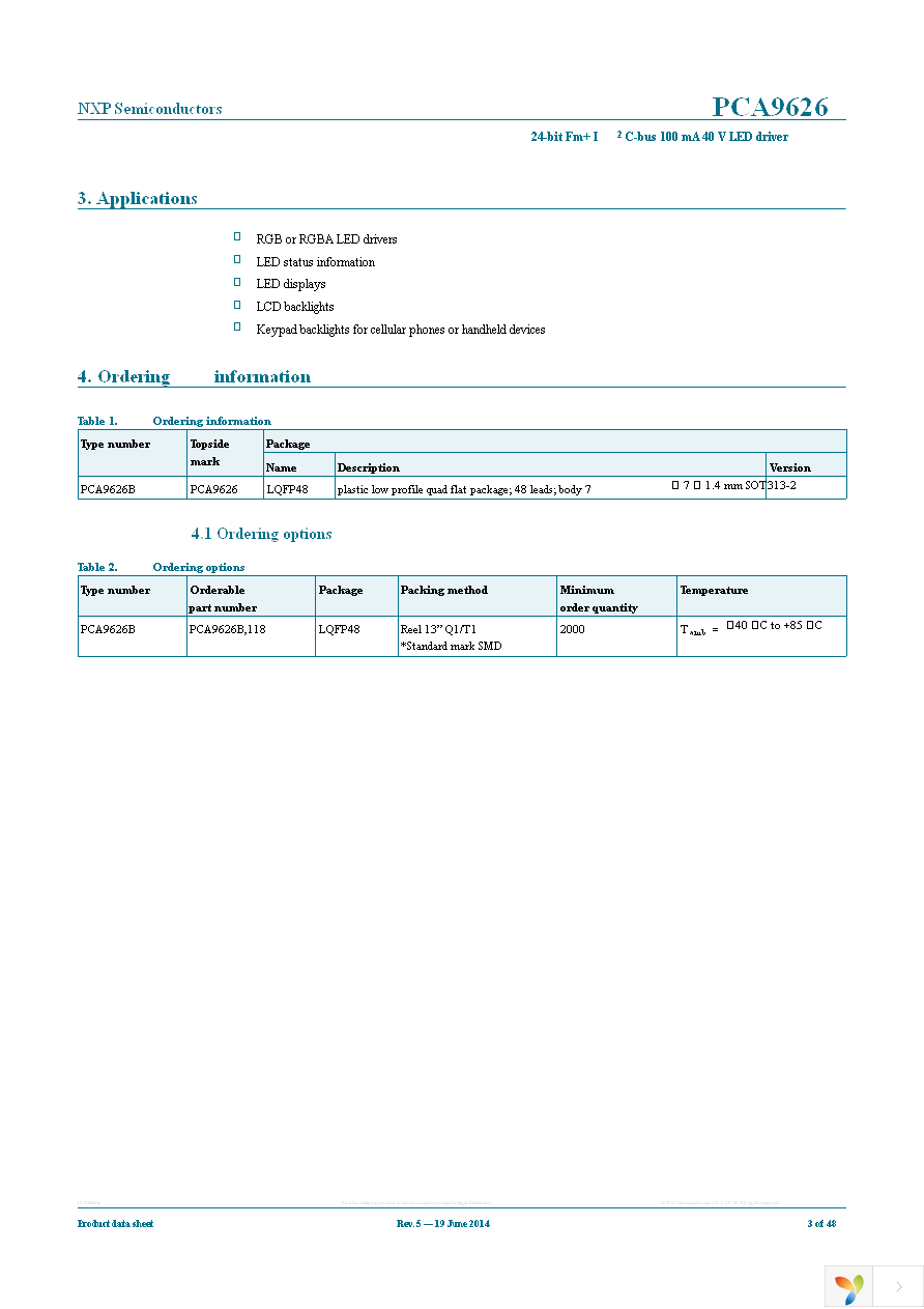 PCA9626B,118 Page 3