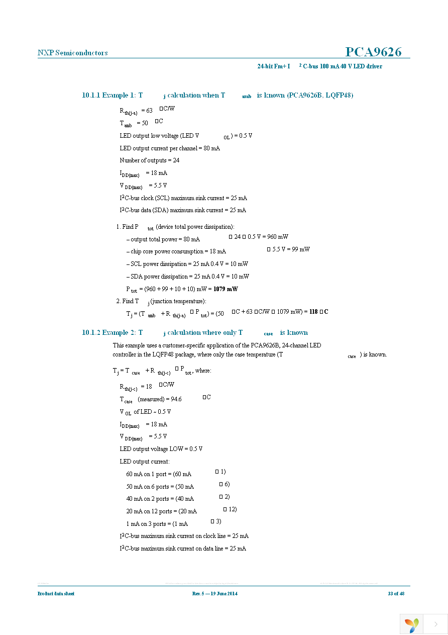 PCA9626B,118 Page 33