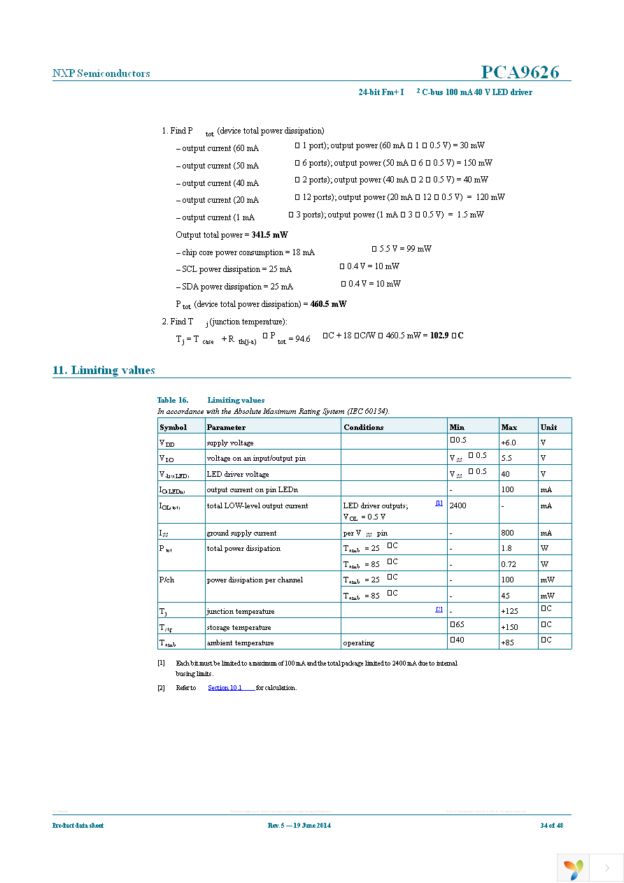 PCA9626B,118 Page 34