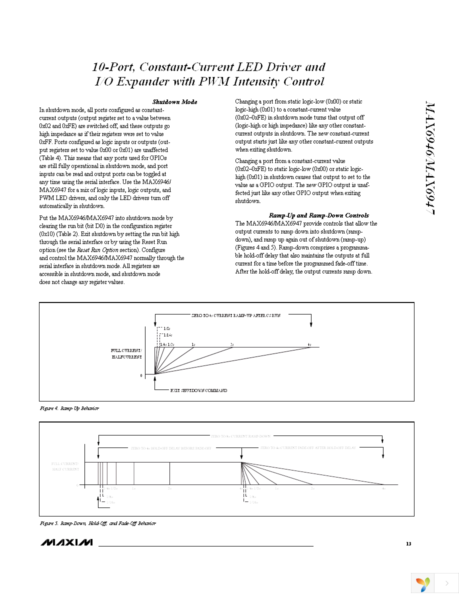MAX6947ATE+ Page 13