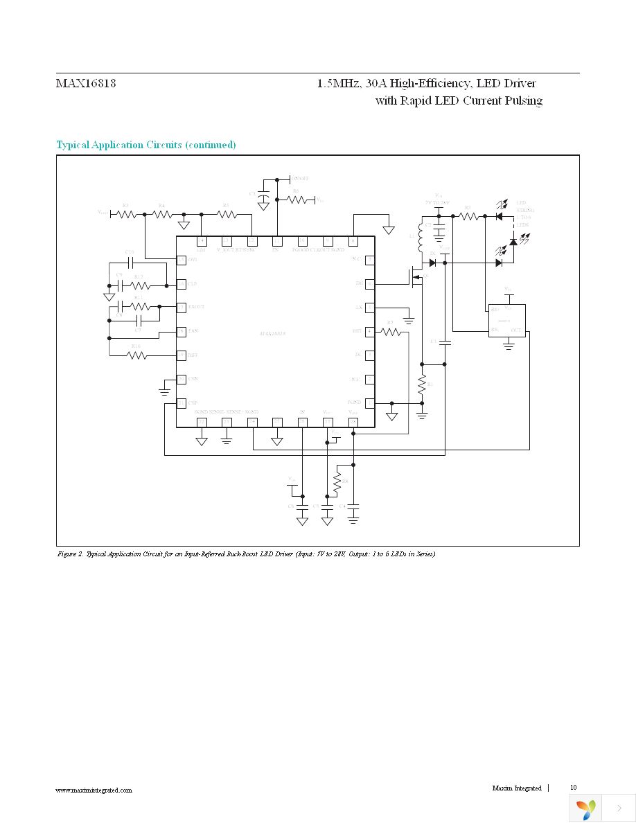 MAX16818ATI+ Page 10