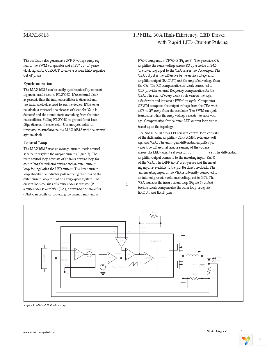 MAX16818ATI+ Page 16