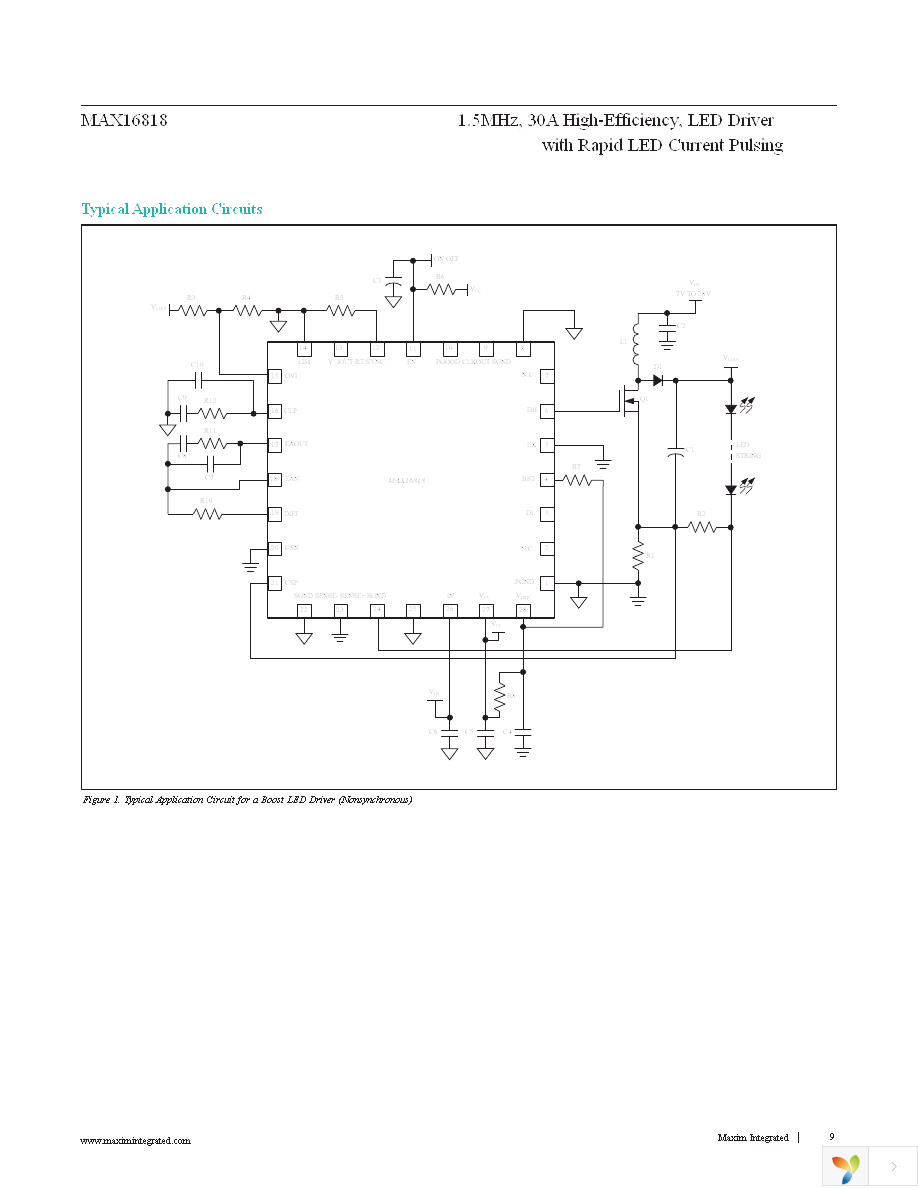 MAX16818ATI+ Page 9