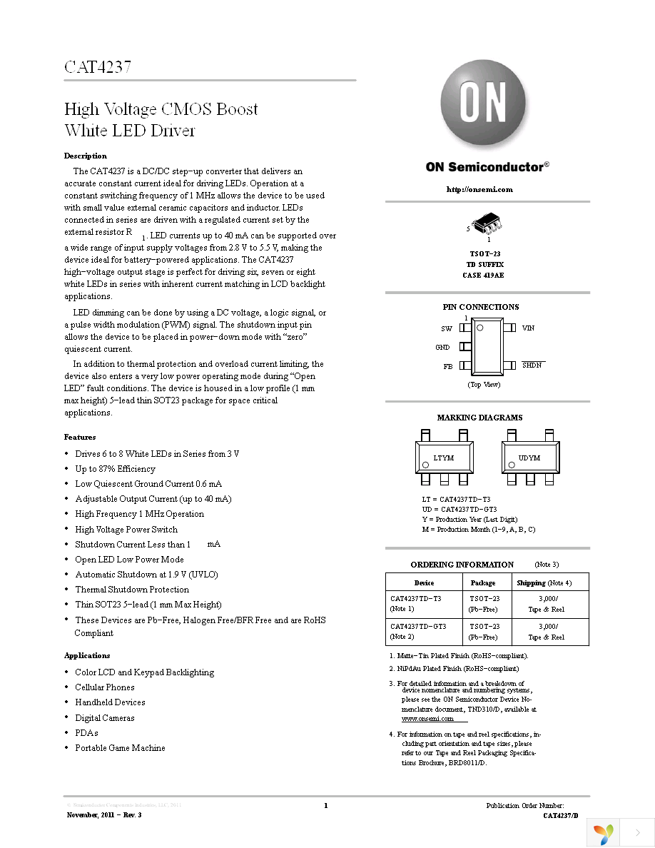 CAT4237TD-GT3 Page 1