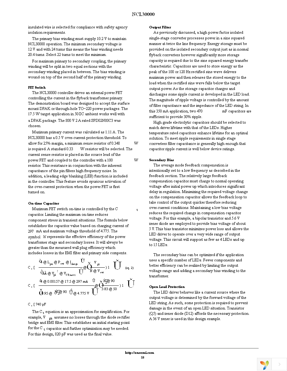 NCL30000DR2G Page 18