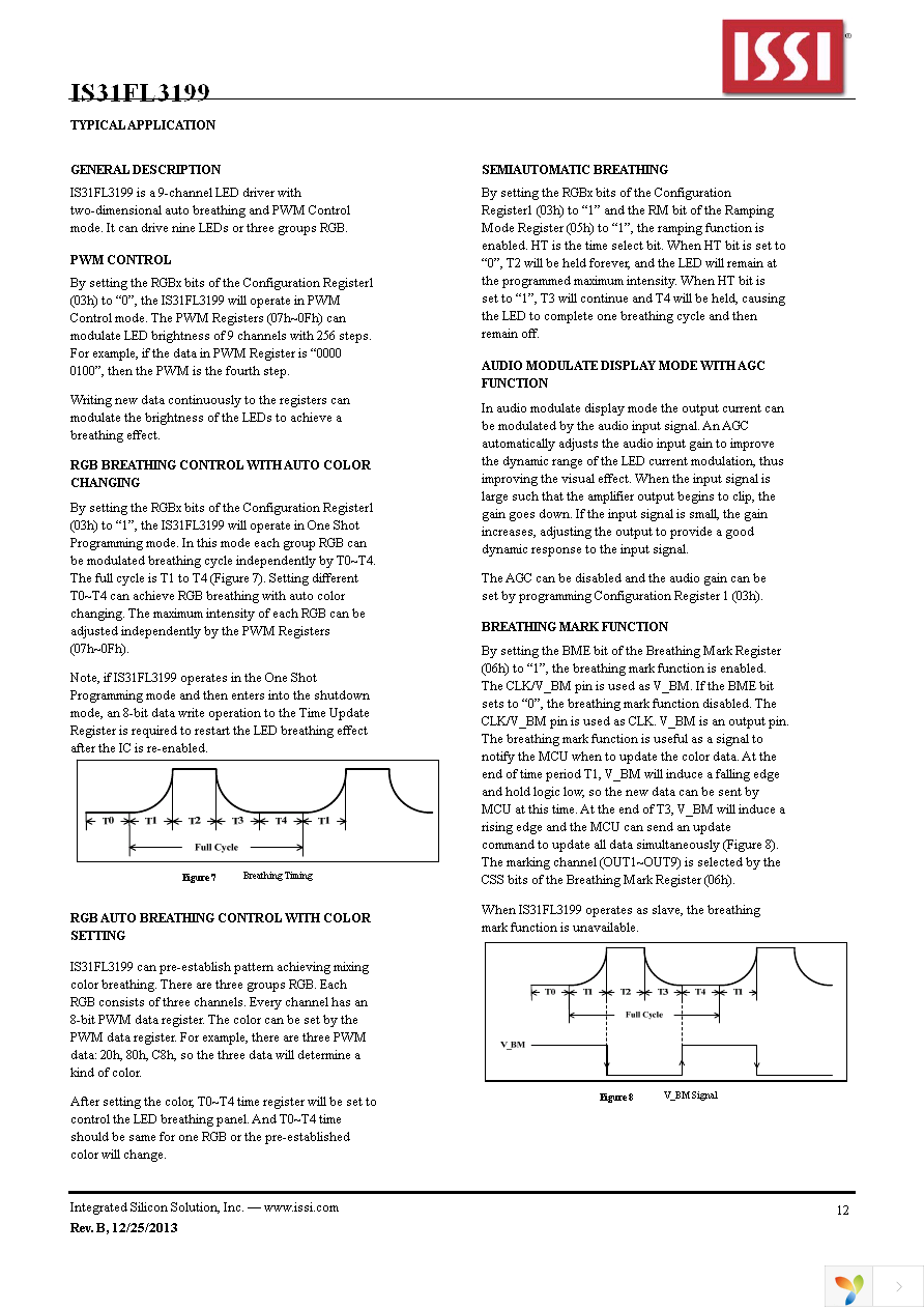 IS31FL3199-QFLS2-TR Page 12