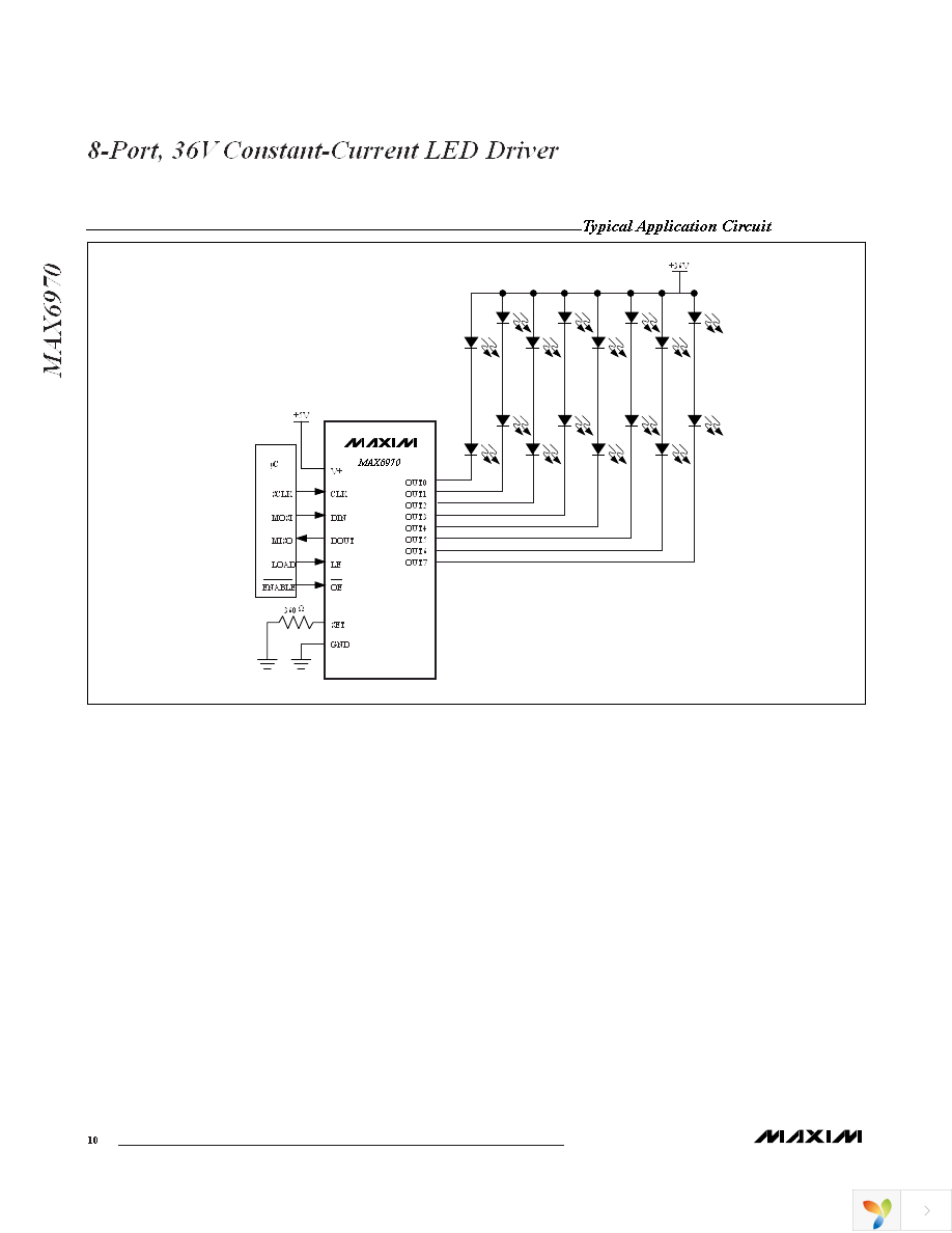 MAX6970AAE+ Page 10