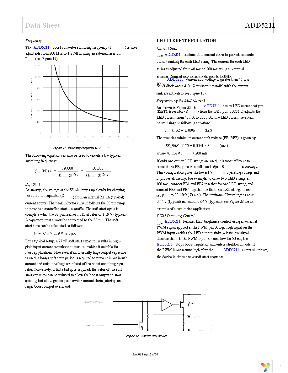 ADD5211ACPZ-R7 Page 11