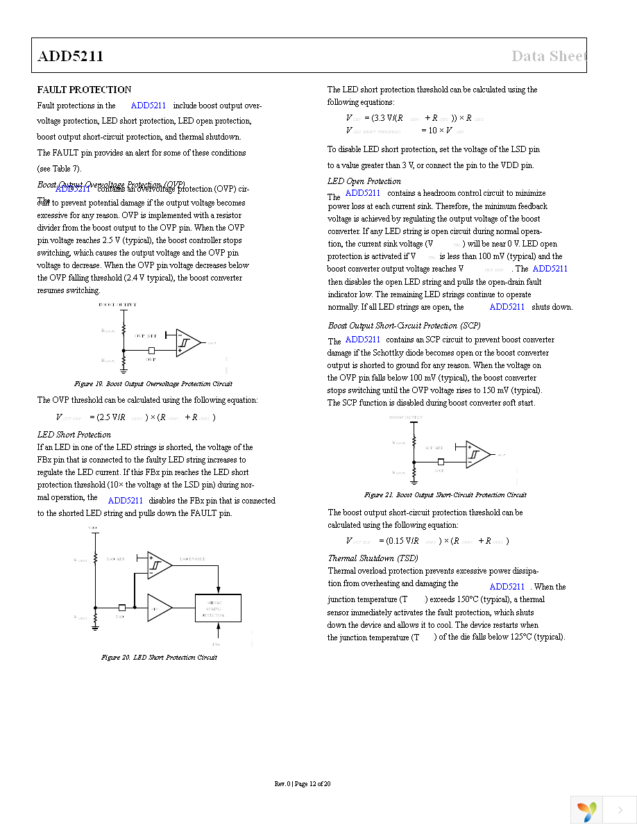 ADD5211ACPZ-R7 Page 12