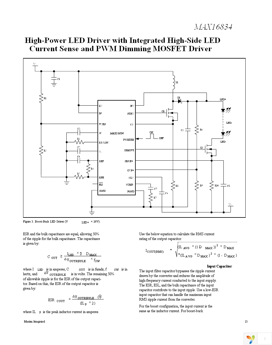 MAX16834AUP+ Page 13